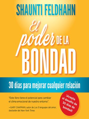 cover image of El poder de la bondad